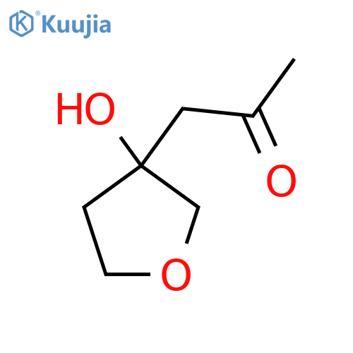 1-(3-Hydroxyoxolan-3-yl)propan-2-one structure