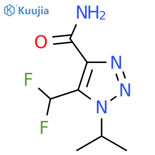 5-(difluoromethyl)-1-(propan-2-yl)-1H-1,2,3-triazole-4-carboxamide structure