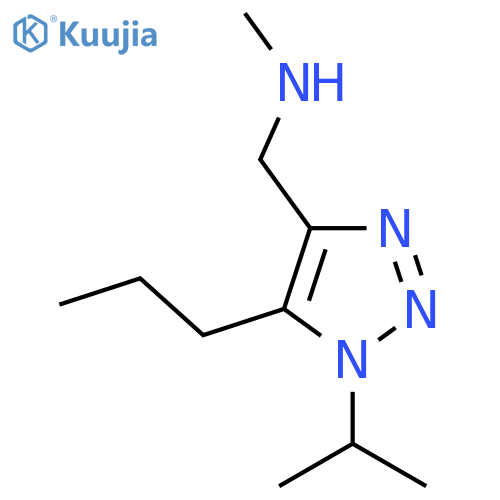 methyl({1-(propan-2-yl)-5-propyl-1H-1,2,3-triazol-4-ylmethyl})amine structure