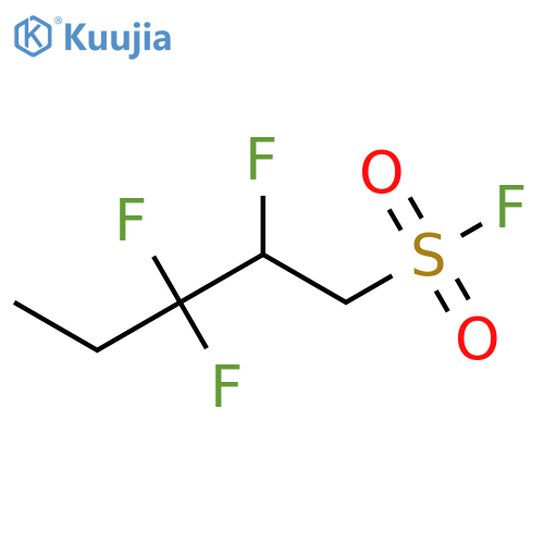 2,3,3-trifluoropentane-1-sulfonyl fluoride structure