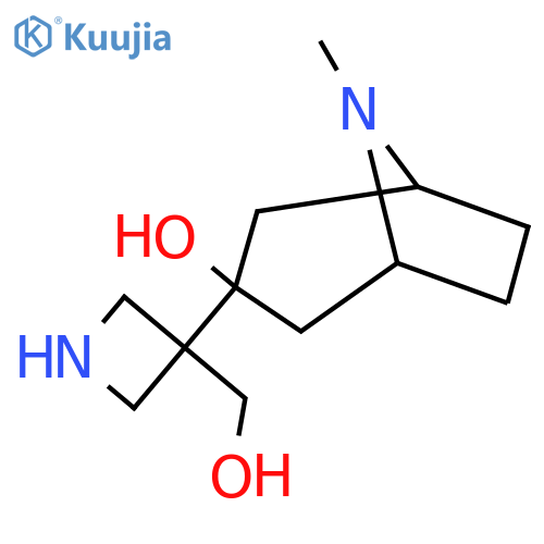 3-3-(hydroxymethyl)azetidin-3-yl-8-methyl-8-azabicyclo3.2.1octan-3-ol structure