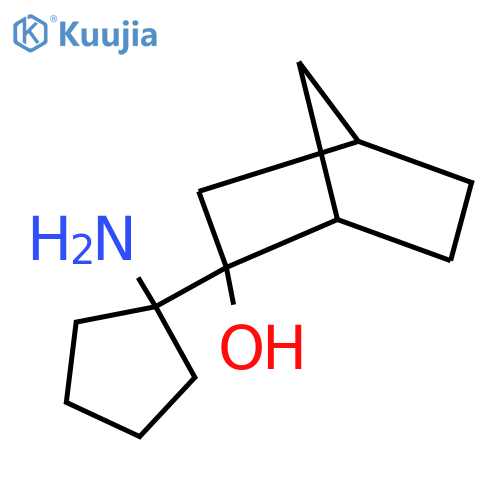 2-(1-aminocyclopentyl)bicyclo2.2.1heptan-2-ol structure