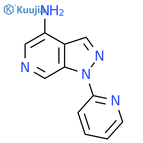 1-(pyridin-2-yl)-1H-pyrazolo3,4-cpyridin-4-amine structure
