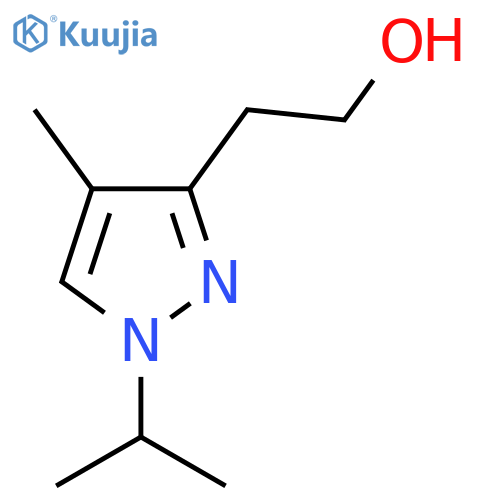 2-4-methyl-1-(propan-2-yl)-1H-pyrazol-3-ylethan-1-ol structure