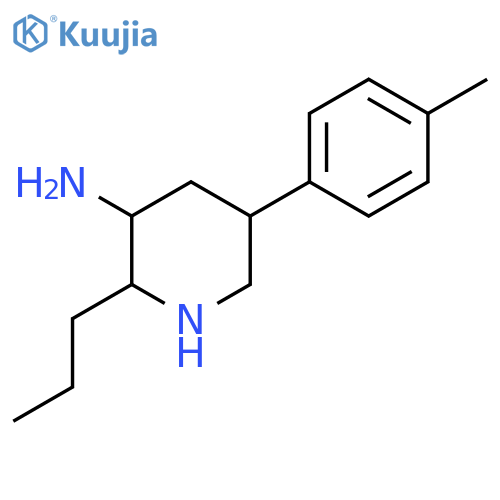 5-(4-methylphenyl)-2-propylpiperidin-3-amine structure
