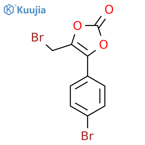 4-(bromomethyl)-5-(4-bromophenyl)-2H-1,3-dioxol-2-one structure