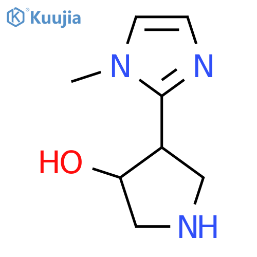 4-(1-methyl-1H-imidazol-2-yl)pyrrolidin-3-ol structure