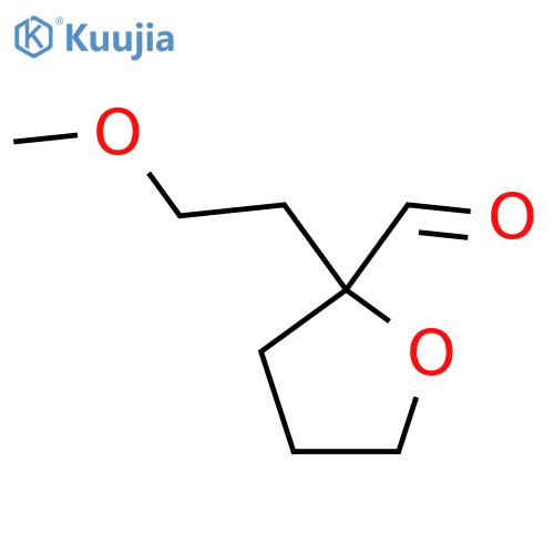 2-(2-methoxyethyl)oxolane-2-carbaldehyde structure