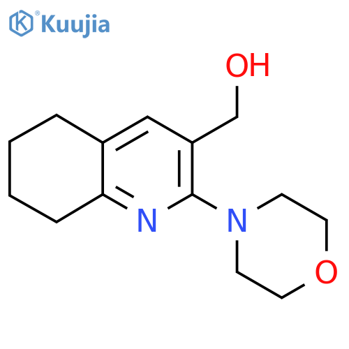2-(morpholin-4-yl)-5,6,7,8-tetrahydroquinolin-3-ylmethanol structure