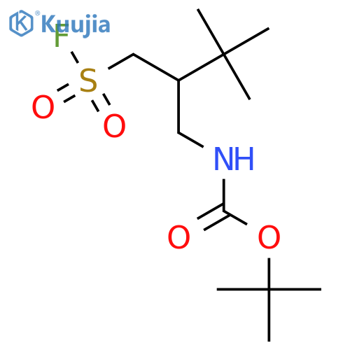 tert-butyl N-2-tert-butyl-3-(fluorosulfonyl)propylcarbamate structure