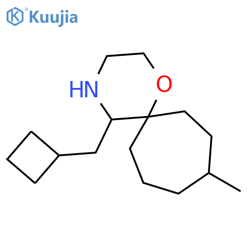 5-(cyclobutylmethyl)-9-methyl-1-oxa-4-azaspiro5.6dodecane structure