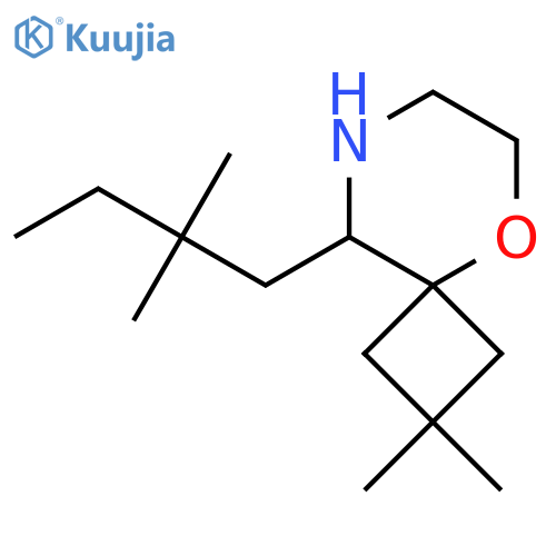 9-(2,2-dimethylbutyl)-2,2-dimethyl-5-oxa-8-azaspiro3.5nonane structure