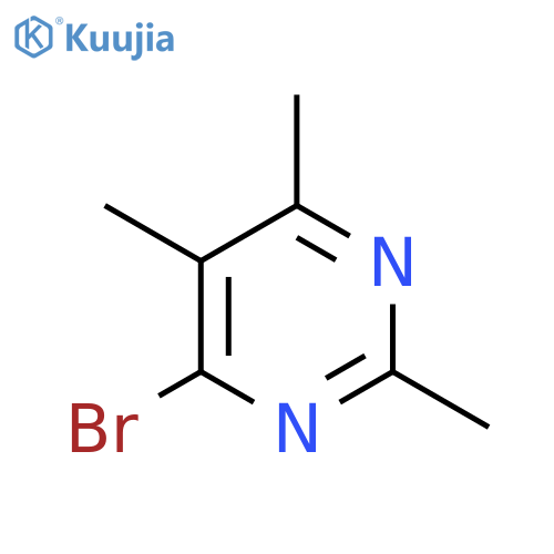 4-bromo-2,5,6-trimethylpyrimidine structure