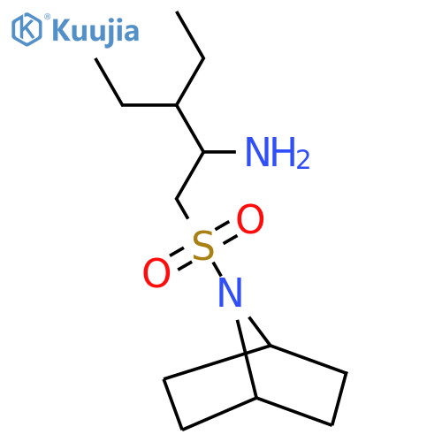 1-{7-azabicyclo2.2.1heptane-7-sulfonyl}-3-ethylpentan-2-amine structure