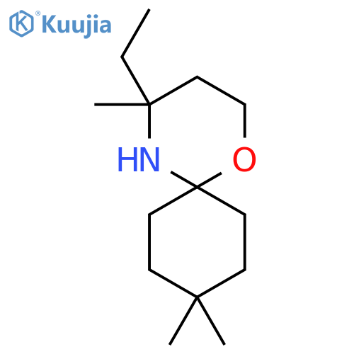 4-ethyl-4,9,9-trimethyl-1-oxa-5-azaspiro5.5undecane structure