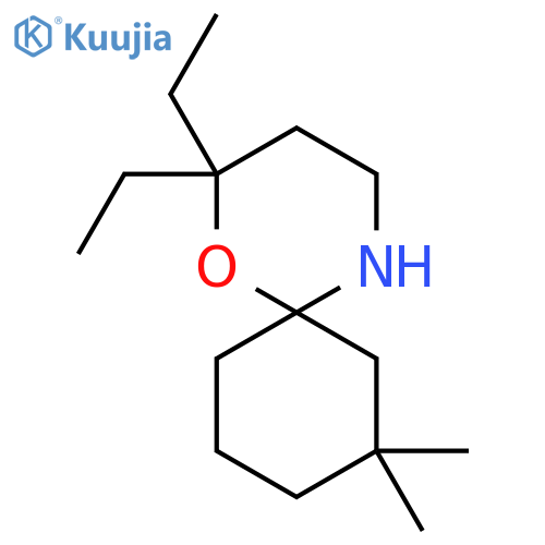 2,2-diethyl-8,8-dimethyl-1-oxa-5-azaspiro5.5undecane structure