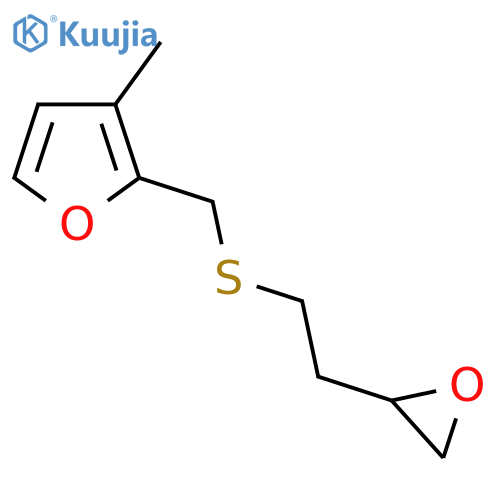 3-methyl-2-({2-(oxiran-2-yl)ethylsulfanyl}methyl)furan structure