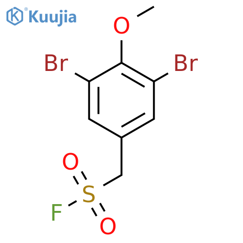 (3,5-dibromo-4-methoxyphenyl)methanesulfonyl fluoride structure