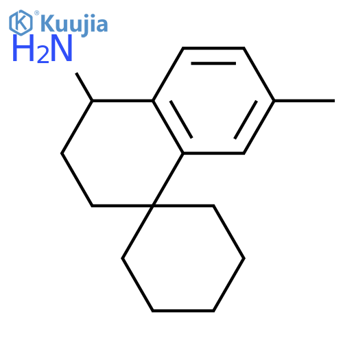 7'-methyl-3',4'-dihydro-2'H-spirocyclohexane-1,1'-naphthalene-4'-amine structure