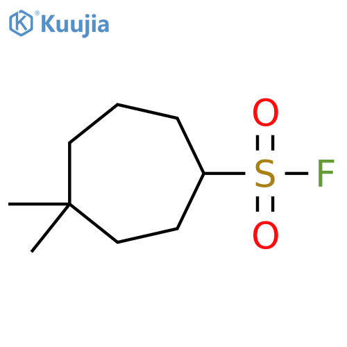 4,4-dimethylcycloheptane-1-sulfonyl fluoride structure