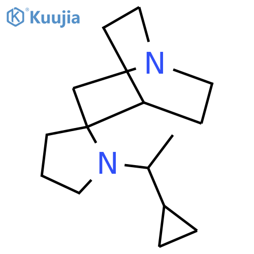 1'-(1-cyclopropylethyl)-4-azaspirobicyclo2.2.2octane-2,2'-pyrrolidine structure