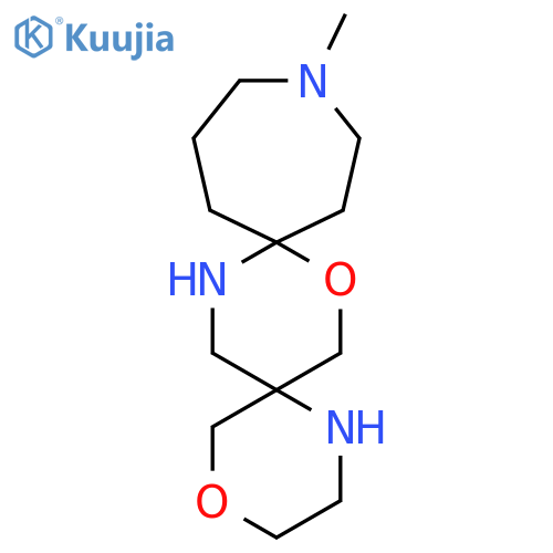 12-methyl-4,8-dioxa-1,12,16-triazadispiro5.2.6^{9}.2^{6}heptadecane structure