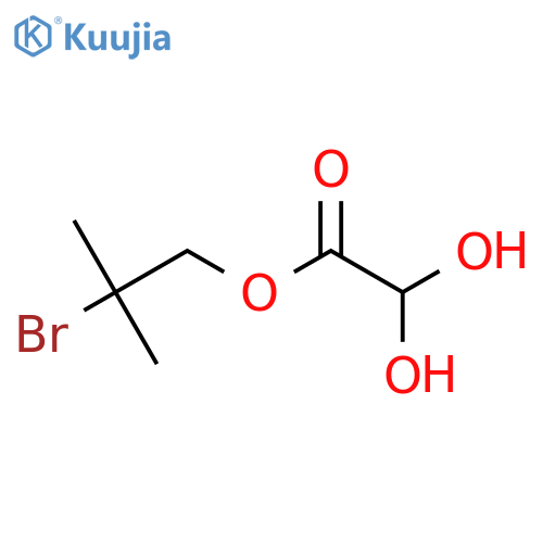 2-bromo-2-methylpropyl 2,2-dihydroxyacetate structure