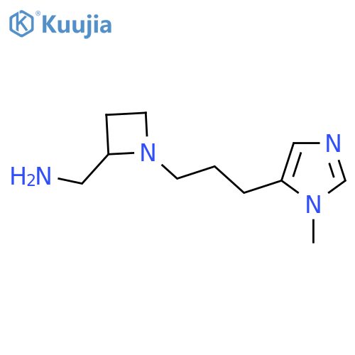 {1-3-(1-methyl-1H-imidazol-5-yl)propylazetidin-2-yl}methanamine structure