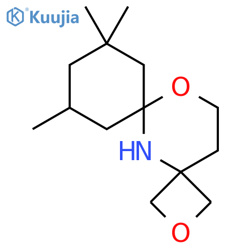 8,8,10-trimethyl-2,12-dioxa-5-azadispiro3.1.5^{6}.3^{4}tetradecane structure