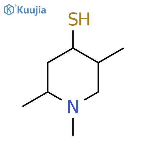1,2,5-Trimethylpiperidine-4-thiol structure