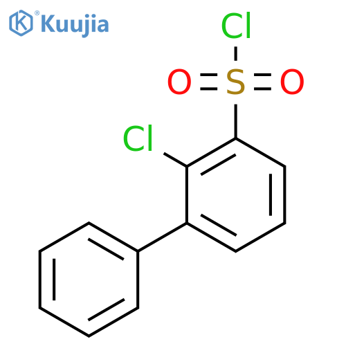2-chloro-3-phenylbenzene-1-sulfonyl chloride structure