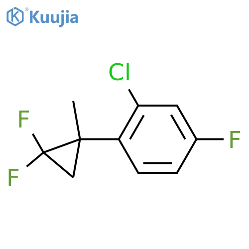 2-chloro-1-(2,2-difluoro-1-methylcyclopropyl)-4-fluorobenzene structure