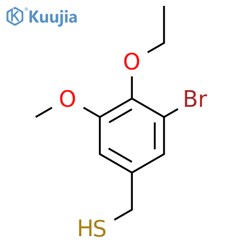 (3-bromo-4-ethoxy-5-methoxyphenyl)methanethiol structure