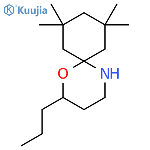 8,8,10,10-tetramethyl-2-propyl-1-oxa-5-azaspiro5.5undecane structure