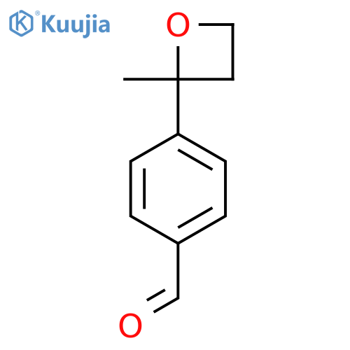 4-(2-Methyloxetan-2-yl)benzaldehyde structure