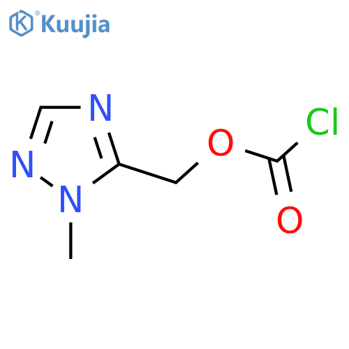 (1-methyl-1H-1,2,4-triazol-5-yl)methyl chloroformate structure