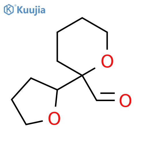2-(oxolan-2-yl)oxane-2-carbaldehyde structure