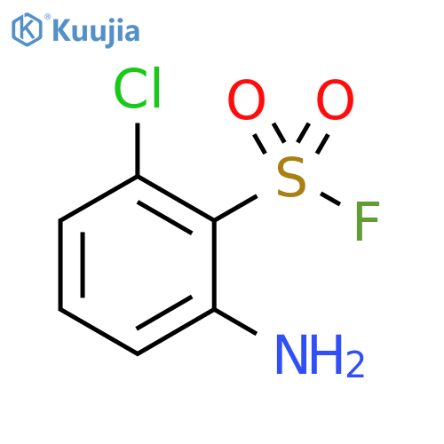 2-amino-6-chlorobenzene-1-sulfonyl fluoride structure
