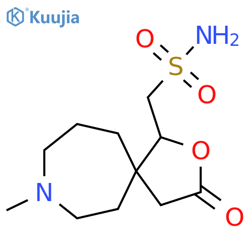 {8-methyl-3-oxo-2-oxa-8-azaspiro4.6undecan-1-yl}methanesulfonamide structure