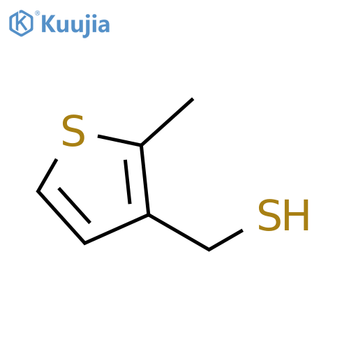 (2-methylthiophen-3-yl)methanethiol structure