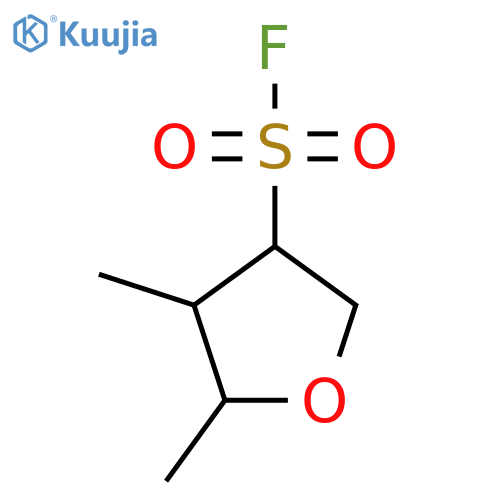 4,5-dimethyloxolane-3-sulfonyl fluoride structure
