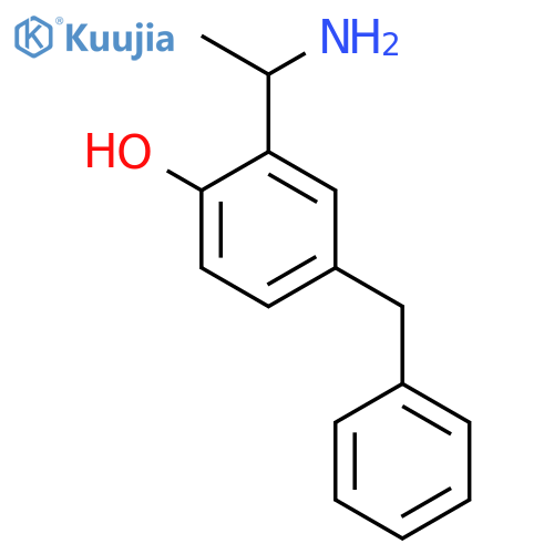 2-(1-aminoethyl)-4-benzylphenol structure