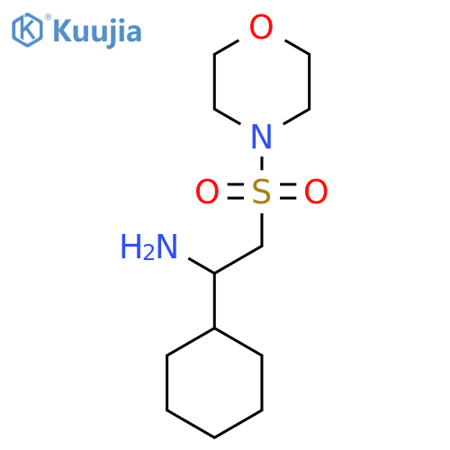 1-cyclohexyl-2-(morpholine-4-sulfonyl)ethan-1-amine structure