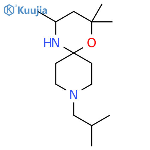 2,2,4-trimethyl-9-(2-methylpropyl)-1-oxa-5,9-diazaspiro5.5undecane structure