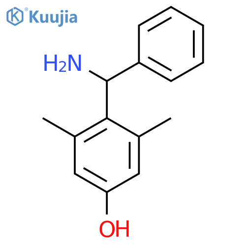 4-amino(phenyl)methyl-3,5-dimethylphenol structure