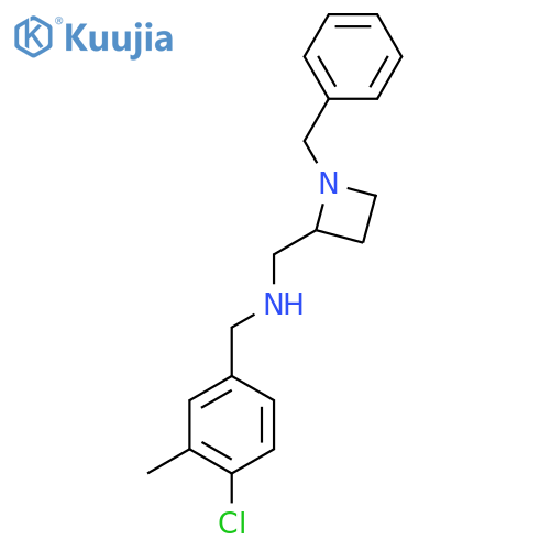 (1-benzylazetidin-2-yl)methyl(4-chloro-3-methylphenyl)methylamine structure