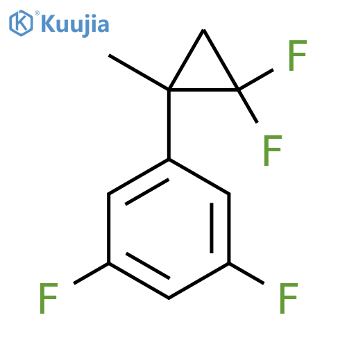 1-(2,2-difluoro-1-methylcyclopropyl)-3,5-difluorobenzene structure