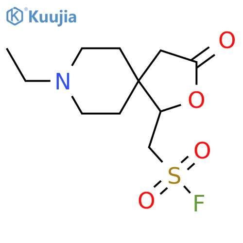 {8-ethyl-3-oxo-2-oxa-8-azaspiro4.5decan-1-yl}methanesulfonyl fluoride structure