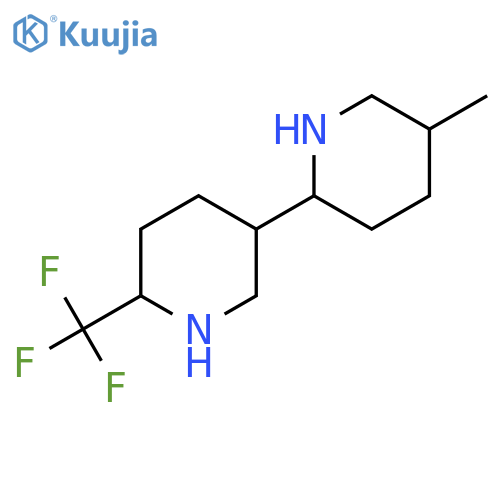 5-methyl-2-6-(trifluoromethyl)piperidin-3-ylpiperidine structure