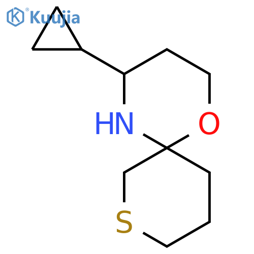 4-cyclopropyl-1-oxa-8-thia-5-azaspiro5.5undecane structure